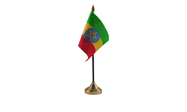 Ethiopia (with star) Table Flags